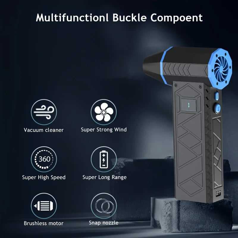 AirJet: Rechargeable Mini Blower with Adjustable Speed