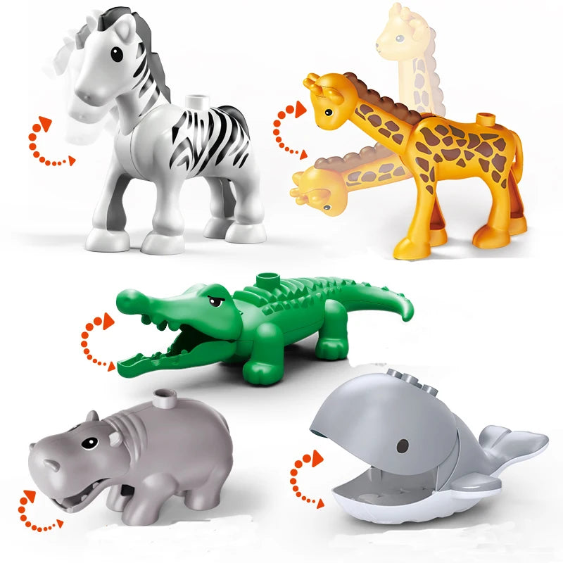 Jumbo Animal Blocks: Farm Friends Building Set