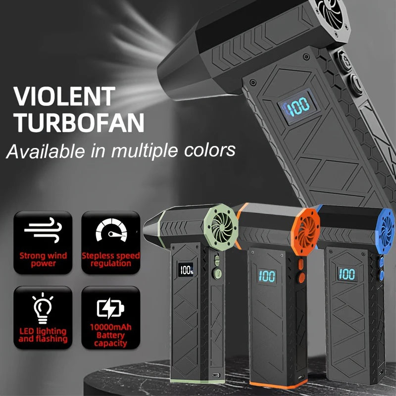 AirJet: Rechargeable Mini Blower with Adjustable Speed