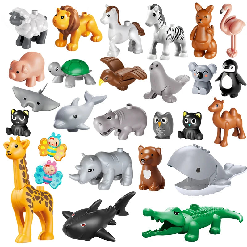Jumbo Animal Blocks: Farm Friends Building Set