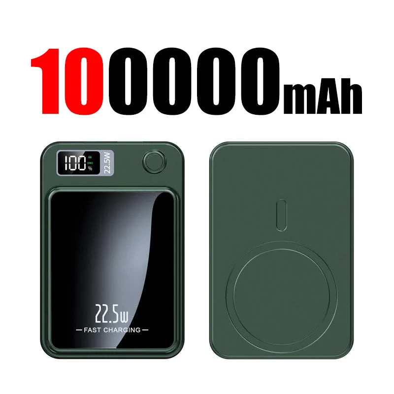 MagnaCharge Pro: 300000mAh Magnetic Wireless Power Bank with PD 20W Fast Charging