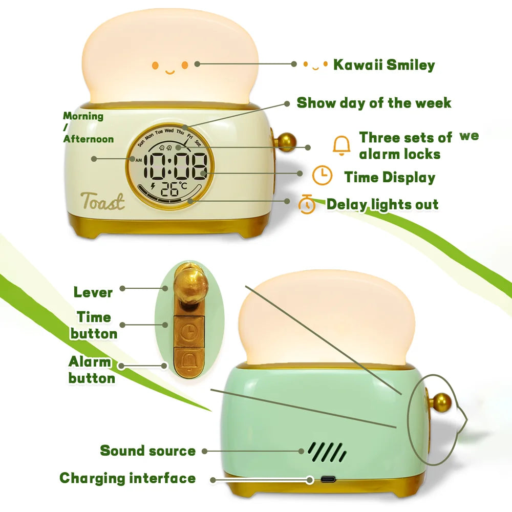 Sunny Toast Clock
