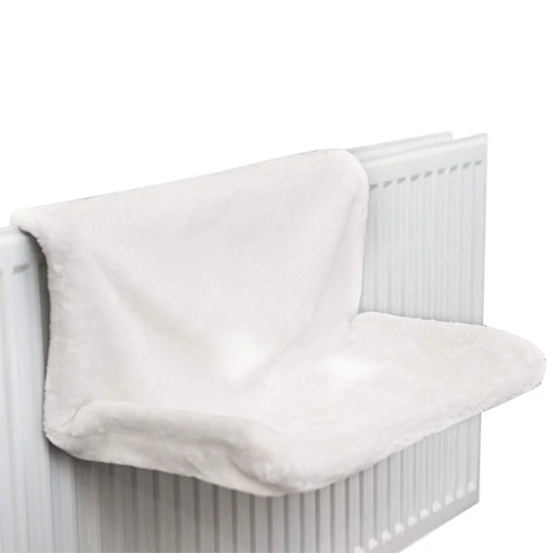 Cozy Perch: Removable Cat Hammock for Radiator or Bench