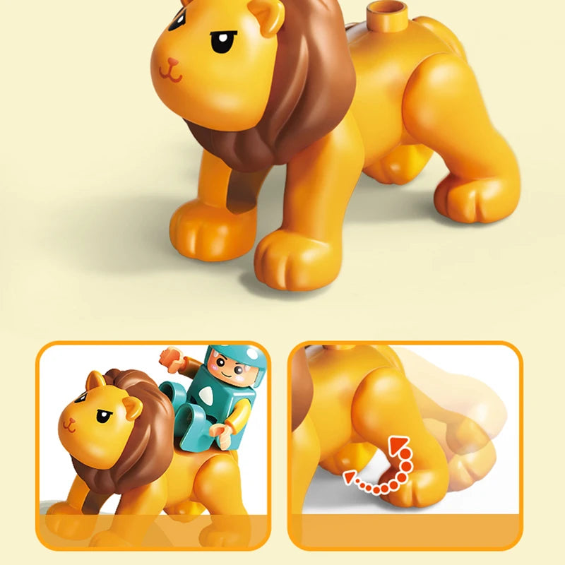 Jumbo Animal Blocks: Farm Friends Building Set