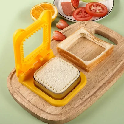 Shape & Toast:  Breakfast Sandwich Maker with Fun Cutters