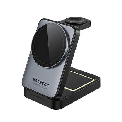 MagTri: 3-in-1 Magnetic Wireless Charging Stand