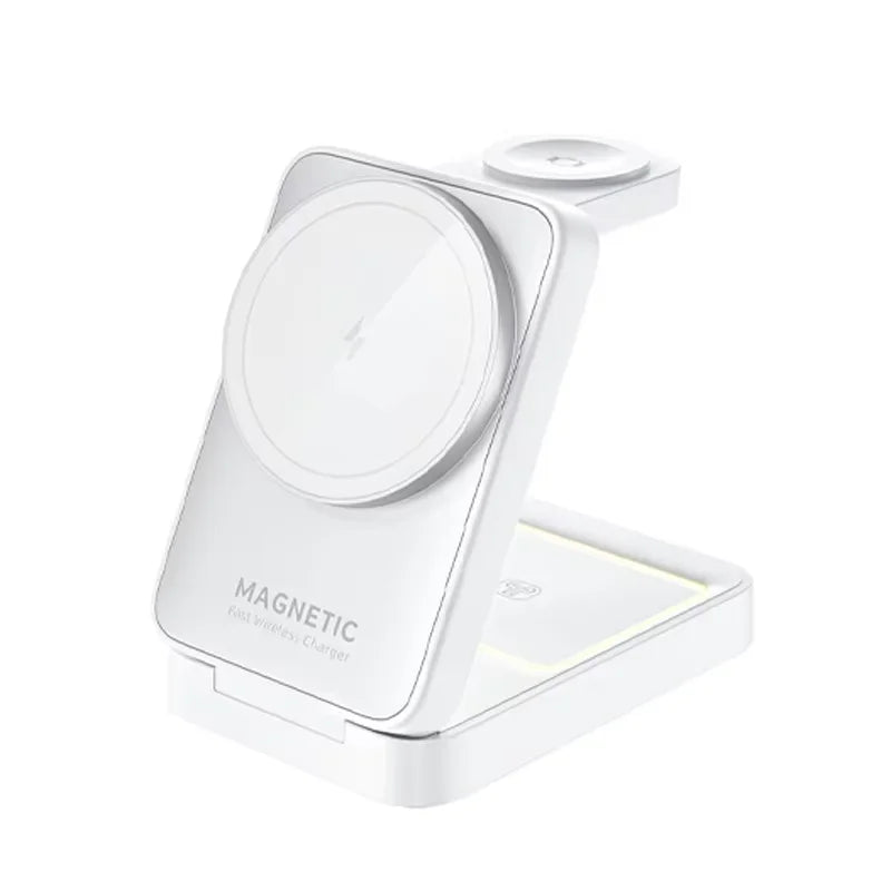 MagTri: 3-in-1 Magnetic Wireless Charging Stand