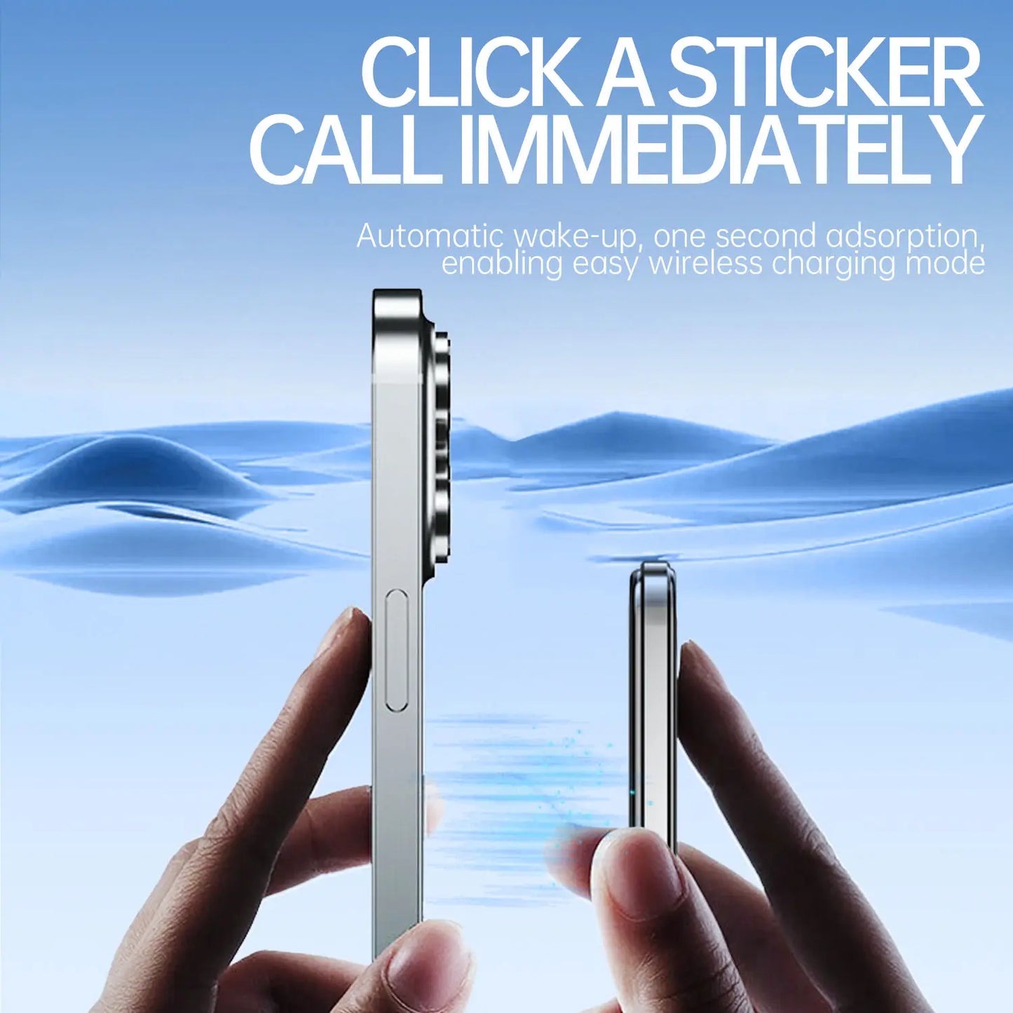 SlimPower: Ultra-Thin Magnetic Wireless Power Bank with LED Display