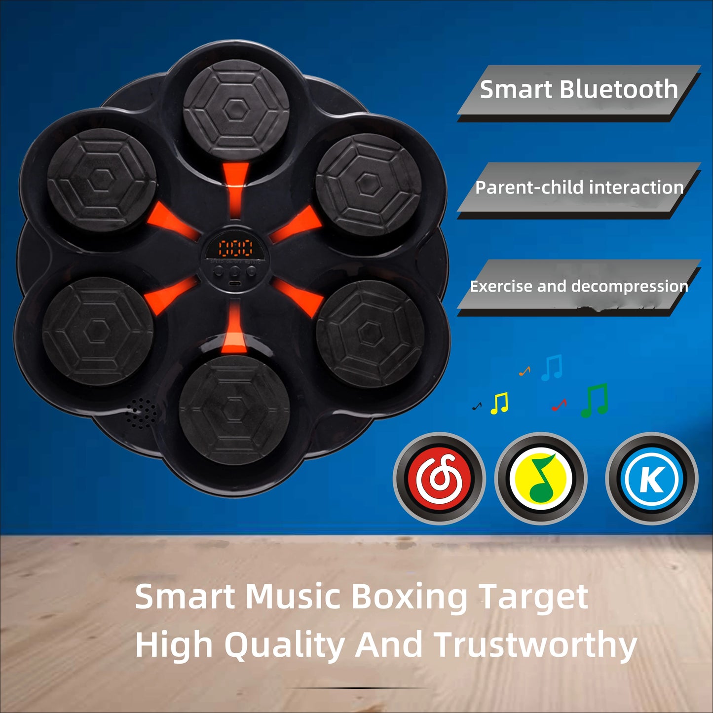 BeatBoxer: Smart Music Boxing Target for Home Fitness